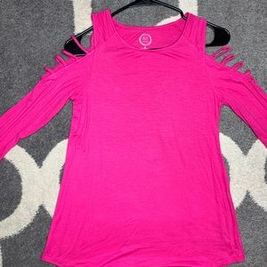 XS Maurice’s cold shoulder hot pink